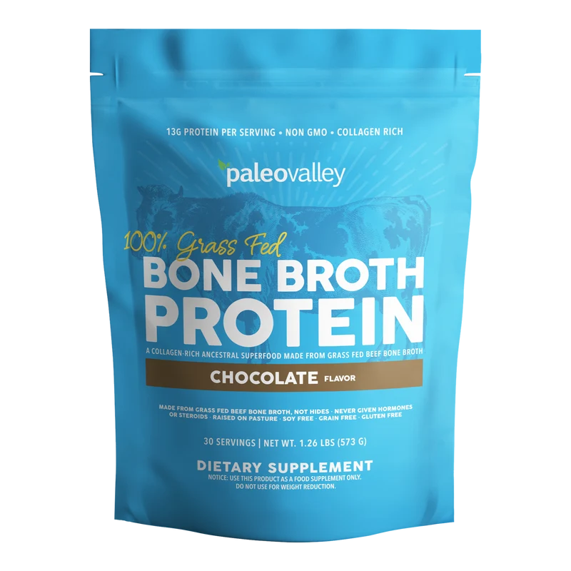 Paleovalley 100% Grass Fed Bone Broth Protein