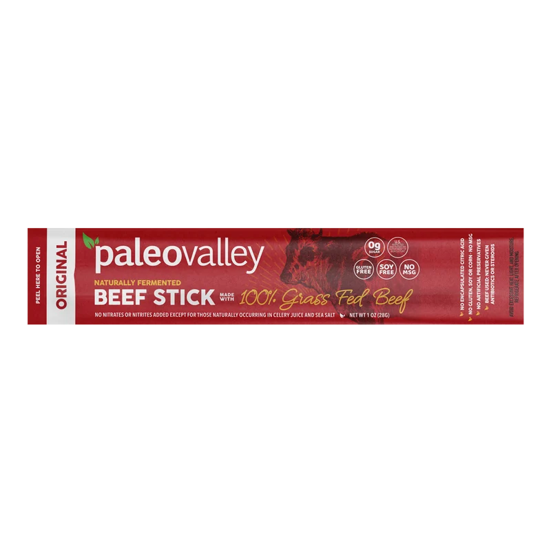 Paleovalley 100% Grass Fed Beef Sticks