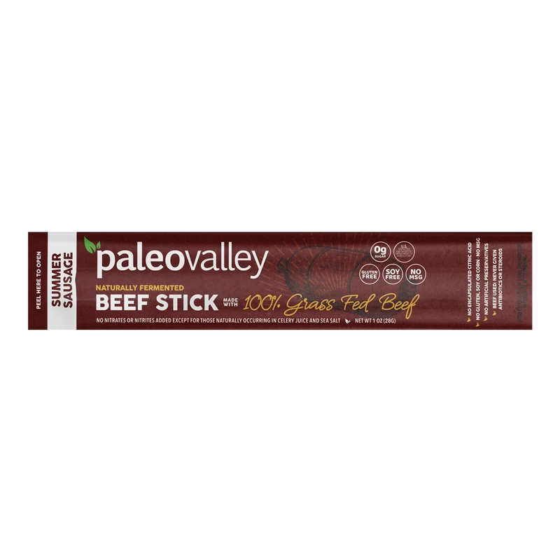 Paleovalley 100% Grass Fed Beef Sticks