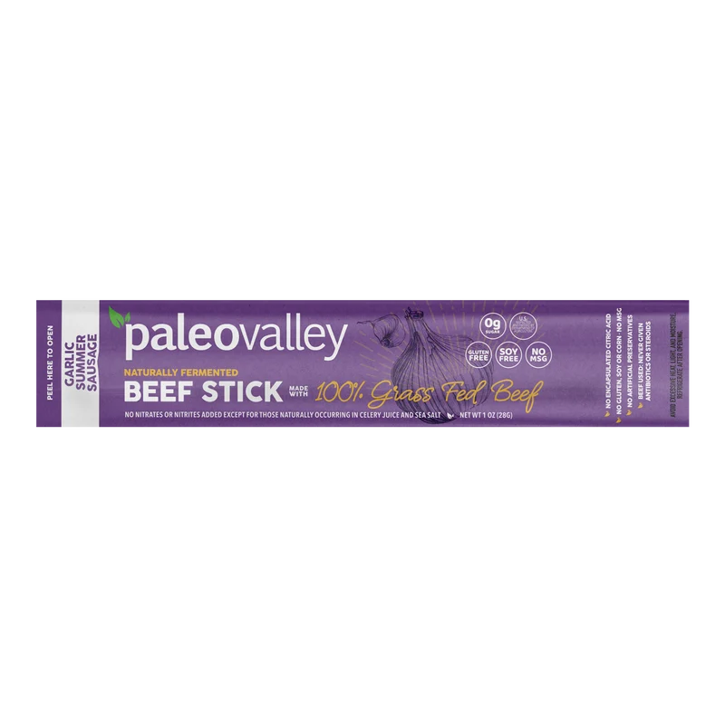 Paleovalley 100% Grass Fed Beef Sticks