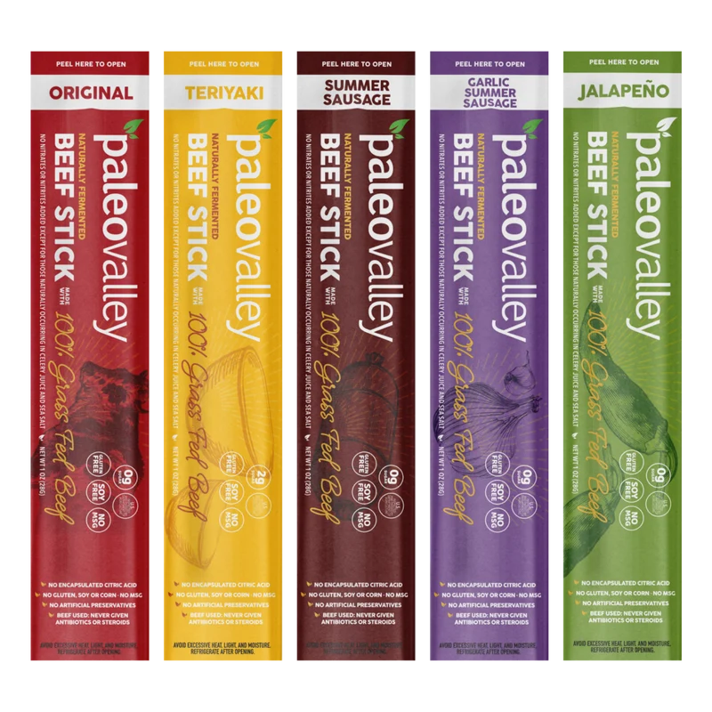 Paleovalley 100% Grass Fed Beef Sticks