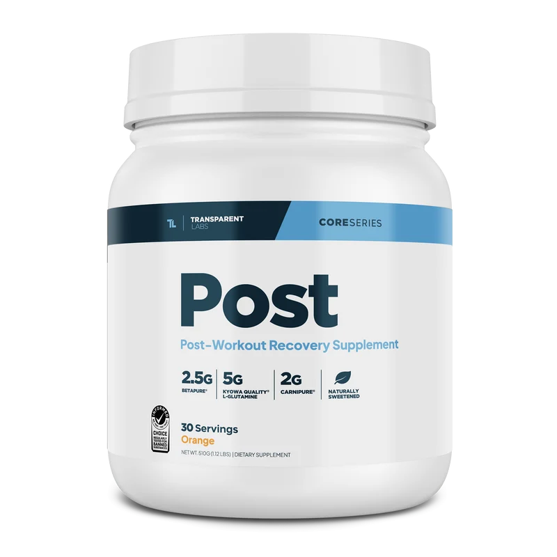 Transparent Labs Post Workout