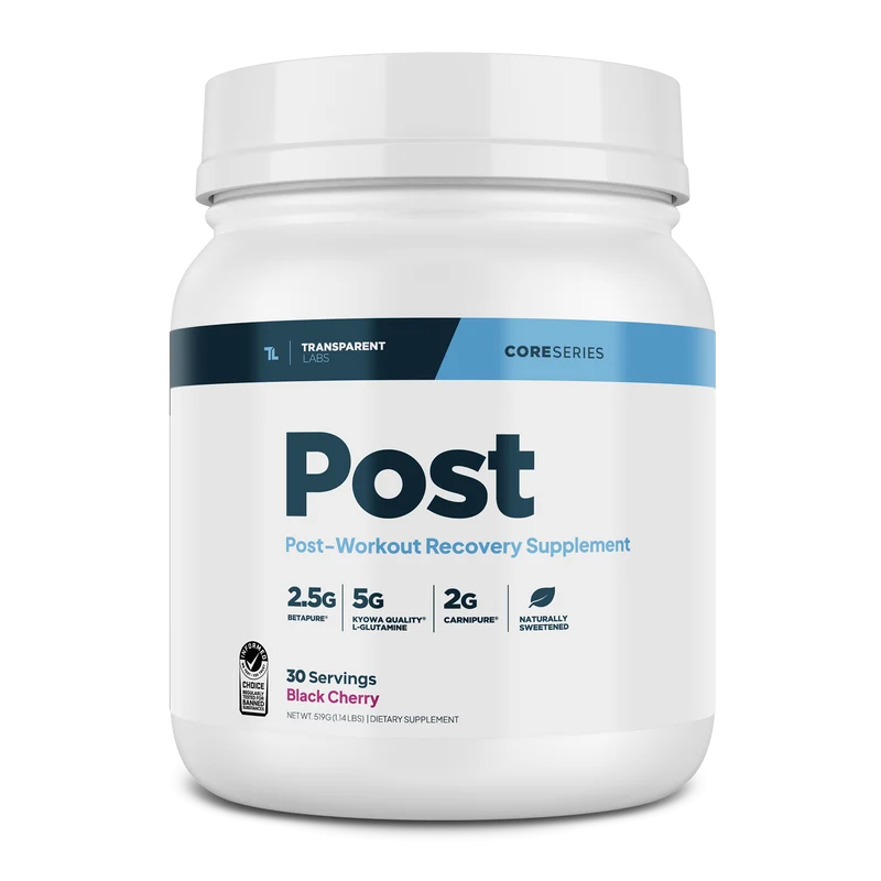 Transparent Labs Post Workout