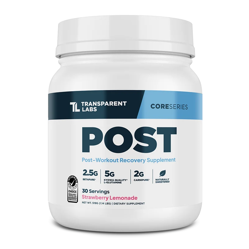 Transparent Labs Post Workout