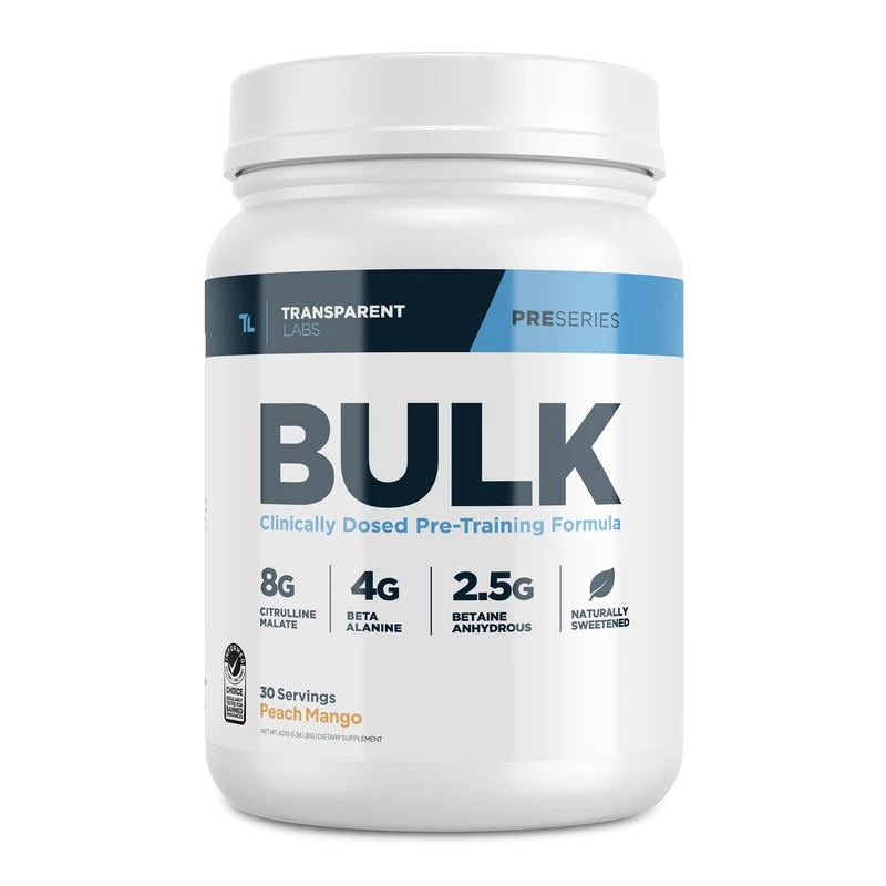 Transparent Labs Bulk Pre-Workout