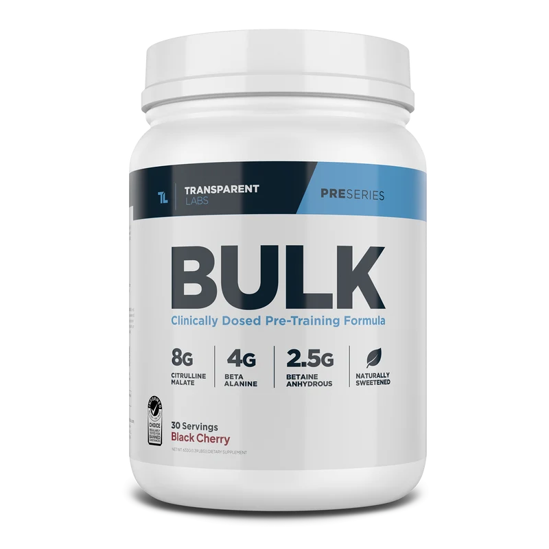 Transparent Labs Bulk Pre-Workout