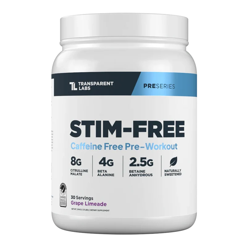 Transparent Labs Stim-Free Pre-workout