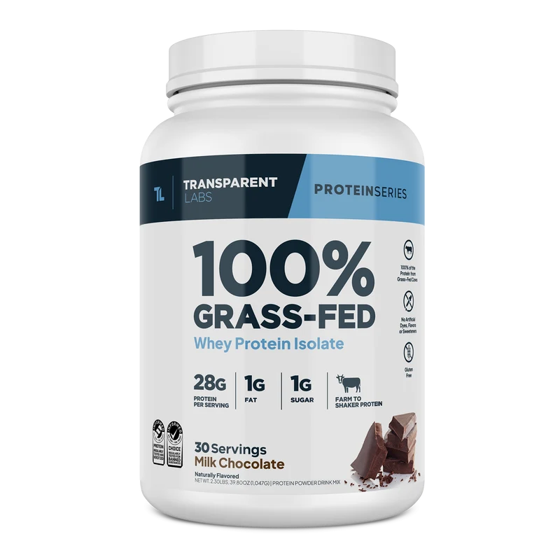 Transparent Labs Grass-Fed Whey Protein Isolate