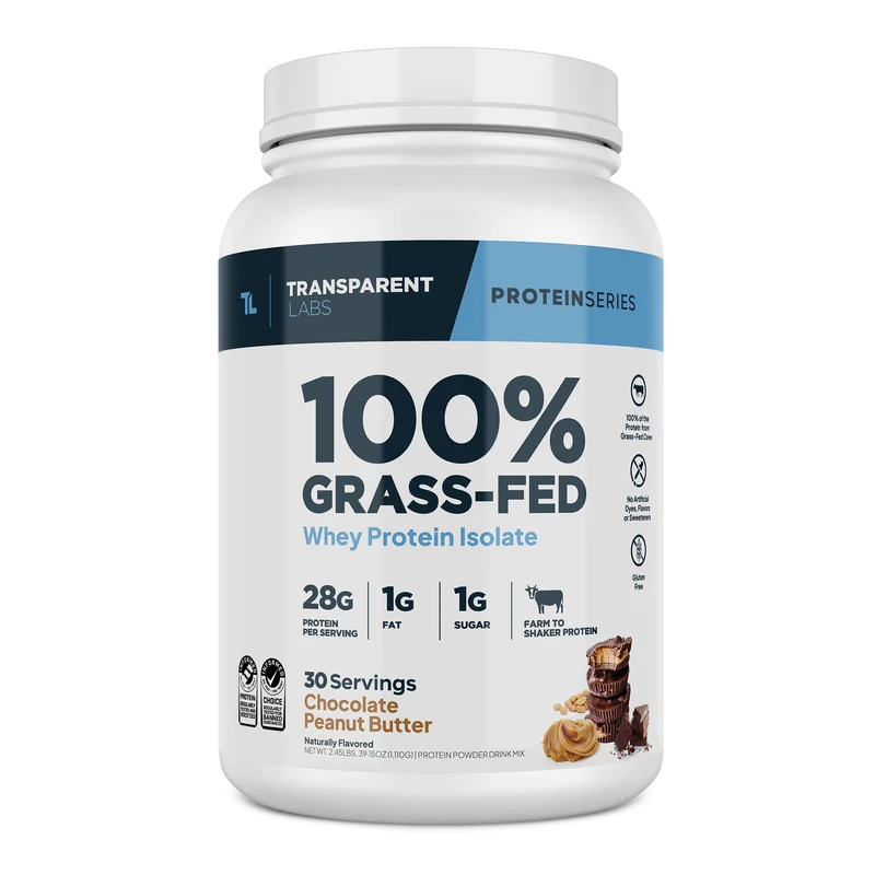 Transparent Labs Grass-Fed Whey Protein Isolate