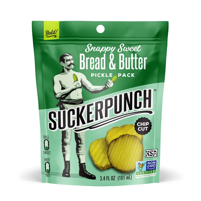 SuckerPunch Pickle Snack Pack Chips