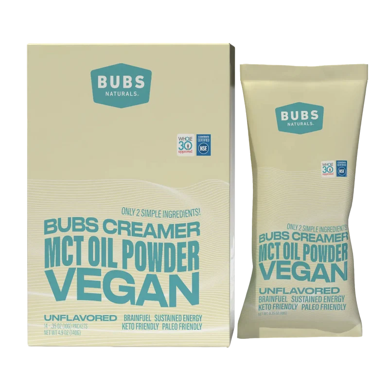 BUBS Naturals Halo Creamer MCT Oil Powder