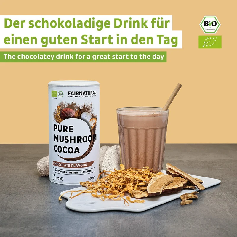 Poudre de cacao bio mushroom