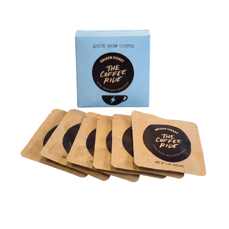The Coffee Ride - Golden Ticket Whole Bean and Quick Brew