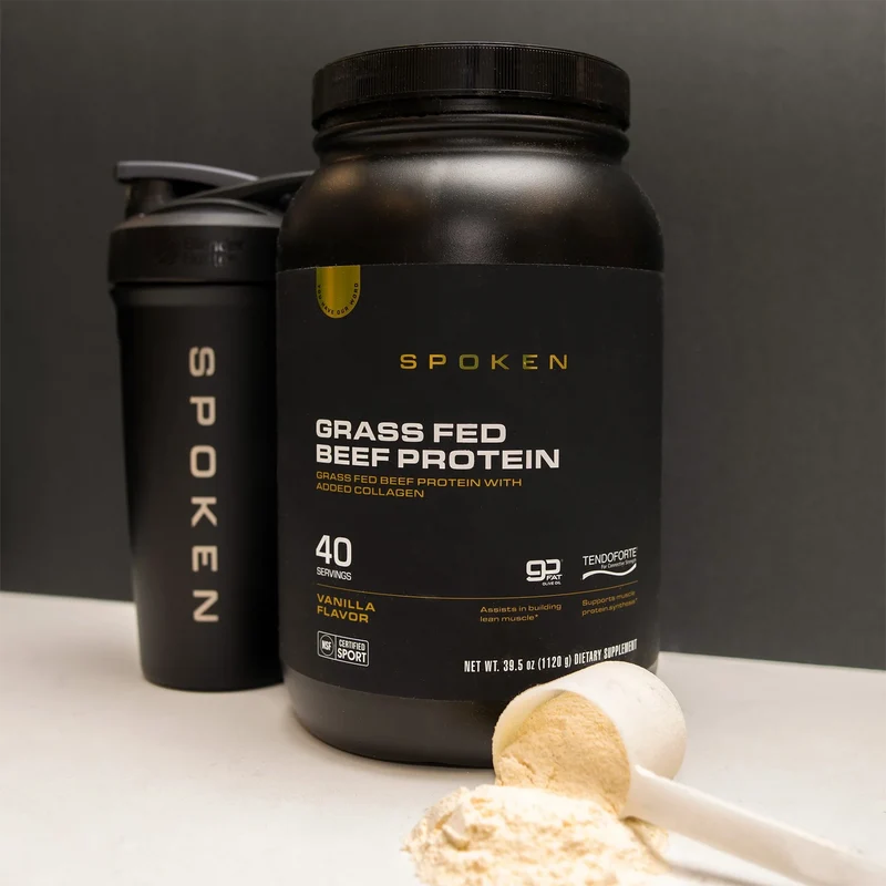 Spoken Grass Fed Beef Protein