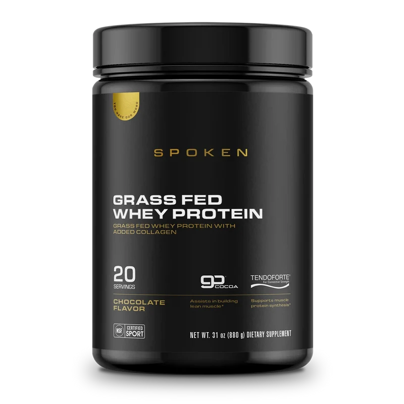 Spoken Grass Fed Whey Protein