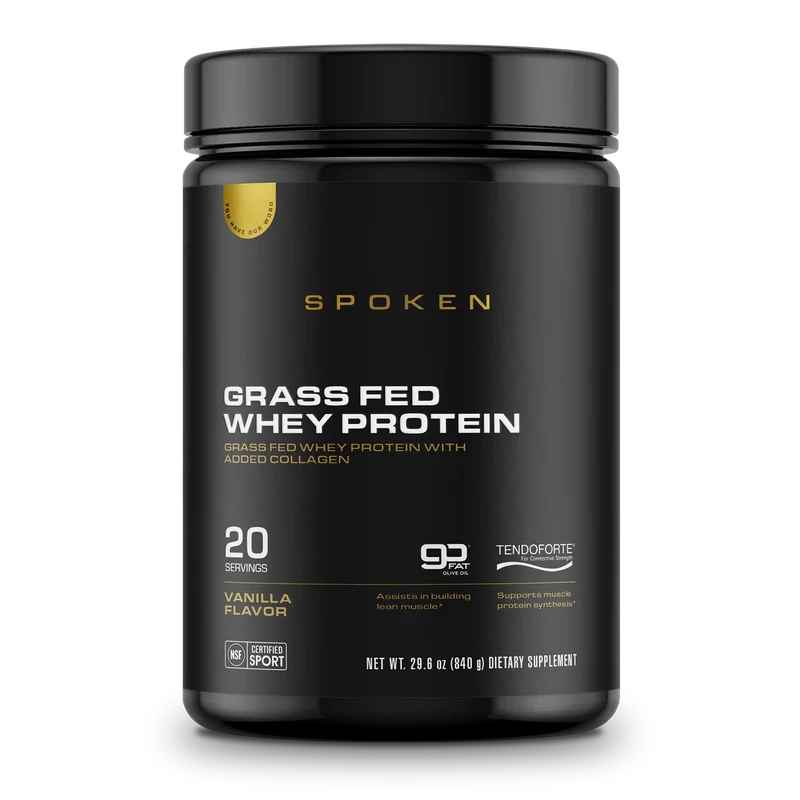 Spoken Grass Fed Whey Protein