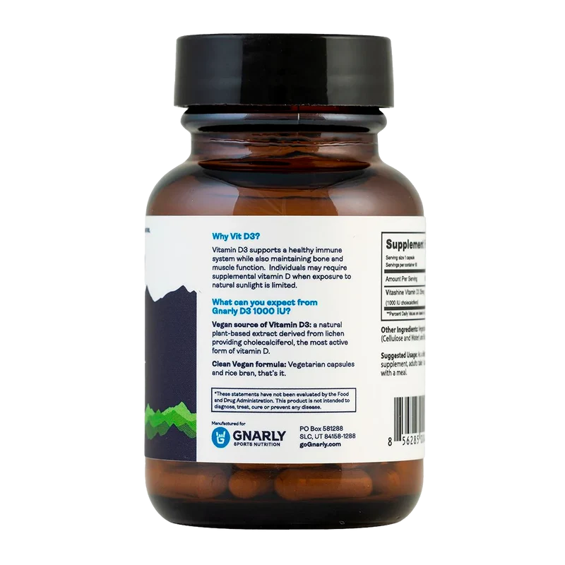 Gnarly Nutrition Baseline Vitamin D3