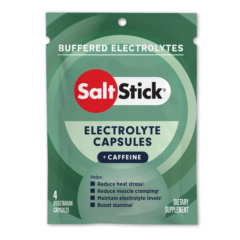 SaltStick Electrolyte Capsules + Caffeine