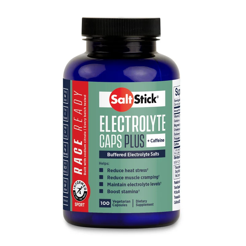 SaltStick Electrolyte Capsules + Caffeine