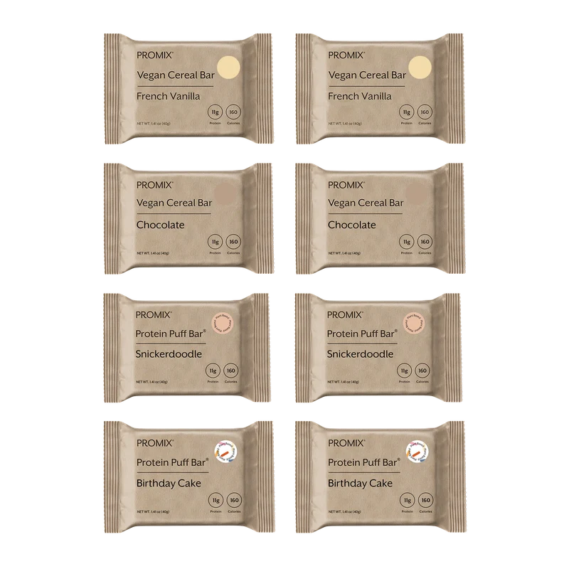 Promix Plant Protein Puff Bars