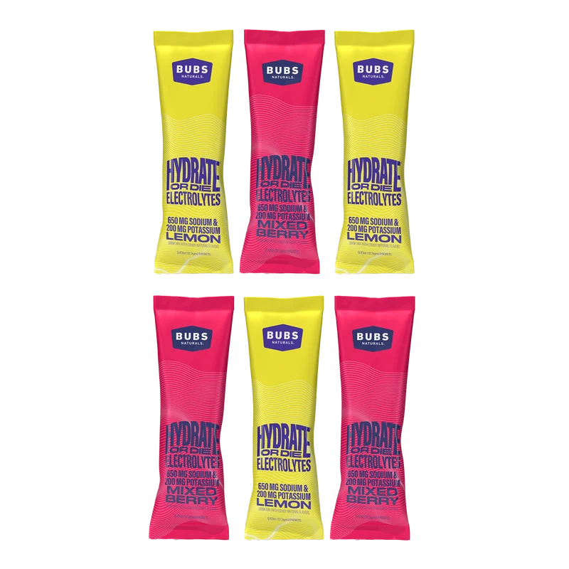 BUBS Naturals Hydrate or Die Electrolytes