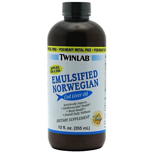 TwinLab Emulsified Norwegian Cod Liver Oil