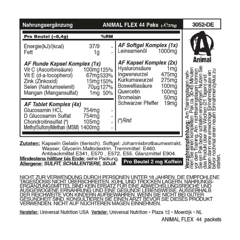 Universal Nutrition Animal Flex 44 Packs