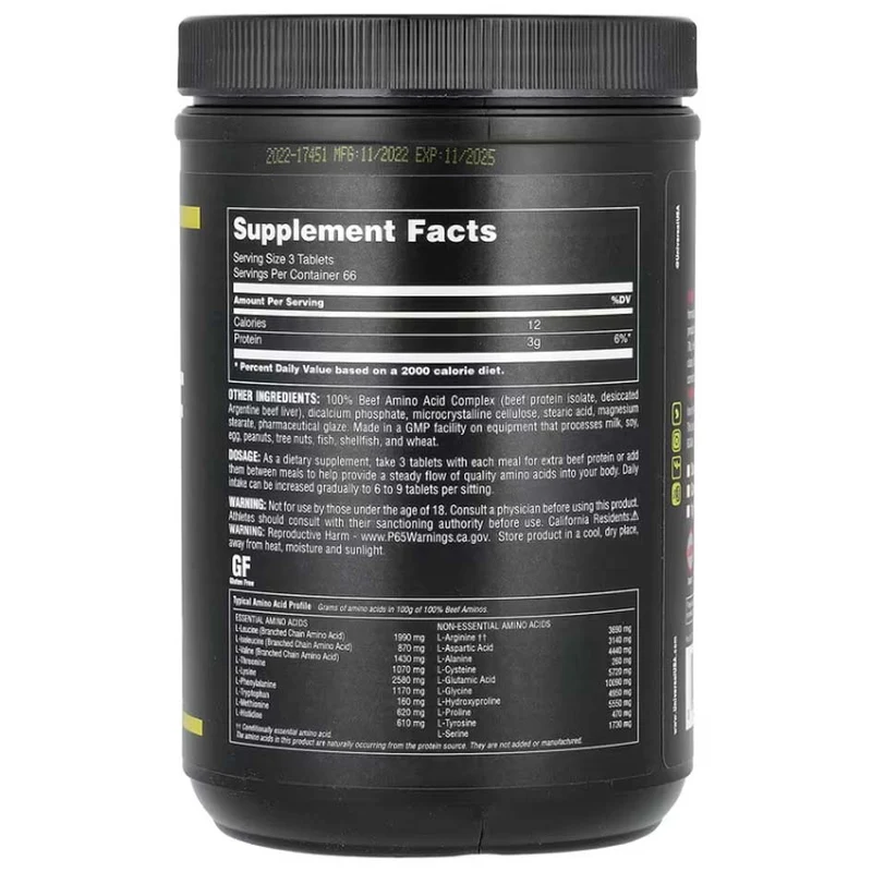 Universal Nutrition 100% Beef Aminos