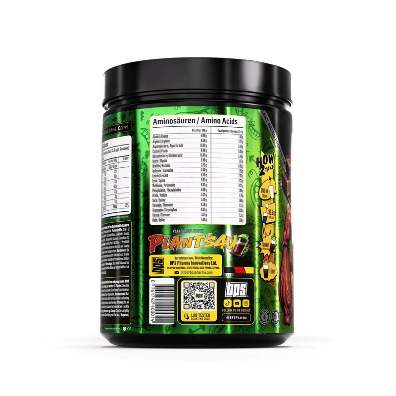 BPS Pharma Plants4U veganes Proteinpulver – 1000 g