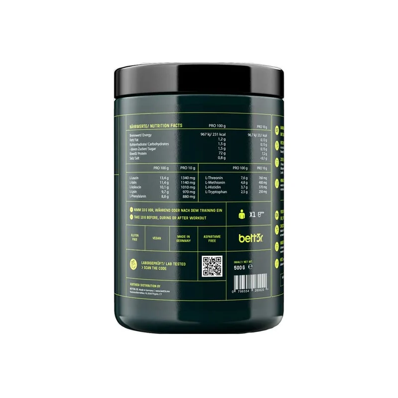 bett3r EAA Pulver – 500 g, 3 Sorten