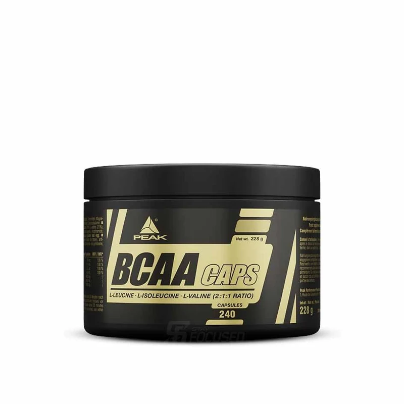 Peak BCAA Caps – 240 Kapseln mit Vitamin-B-Komplex
