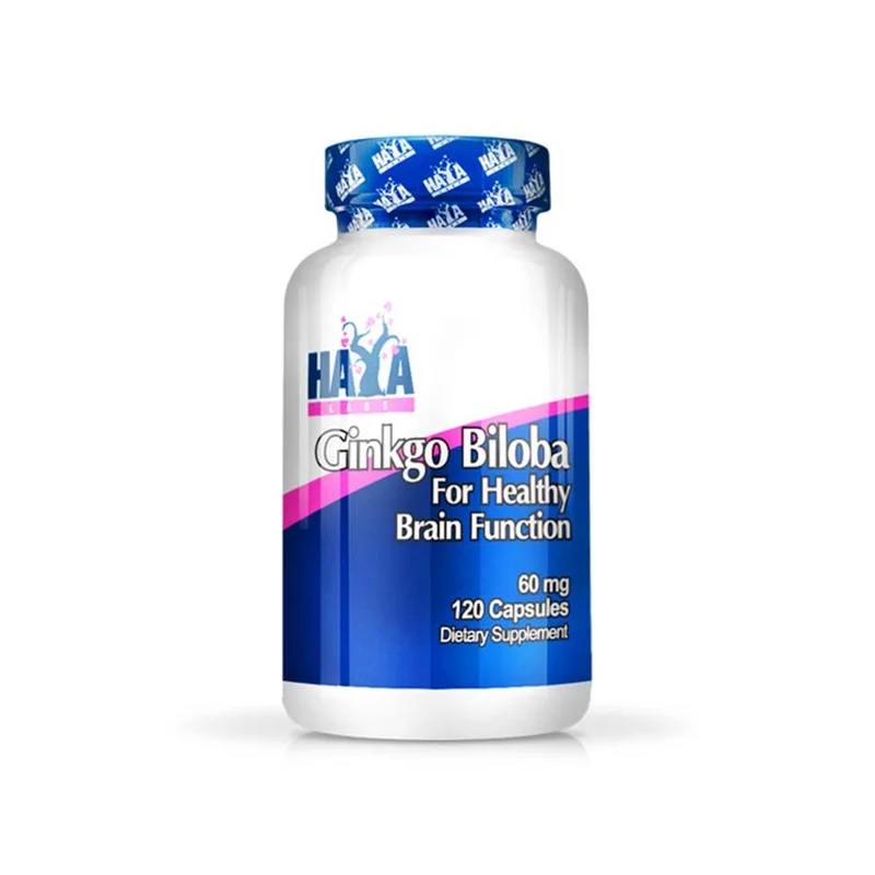 Haya Labs Ginkgo Biloba 60 mg – 120 Kapseln