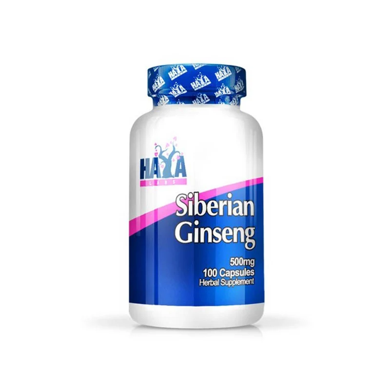 Haya Labs Sibirischer Ginseng 500 mg – 100 Kapseln