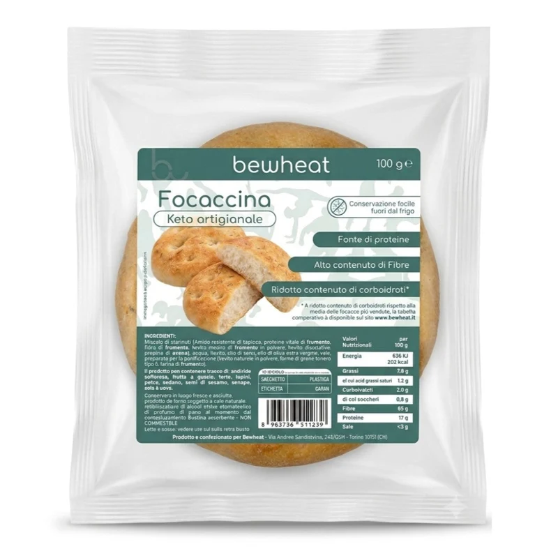 Focaccina Keto Artigianale 100g
