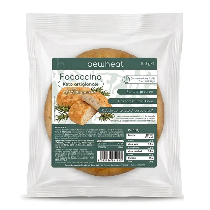 Focaccina Keto Artigianale 100g