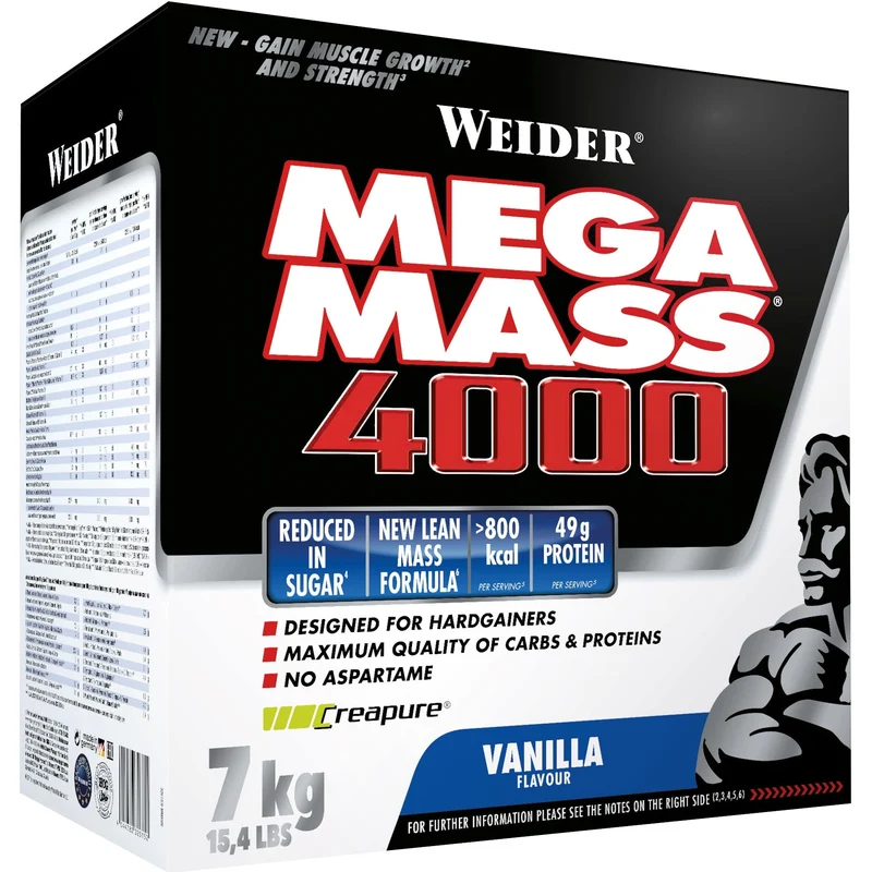 Weider Giant Mega Mass 4000 - ab 7kg verschiedene Geschmäcker
