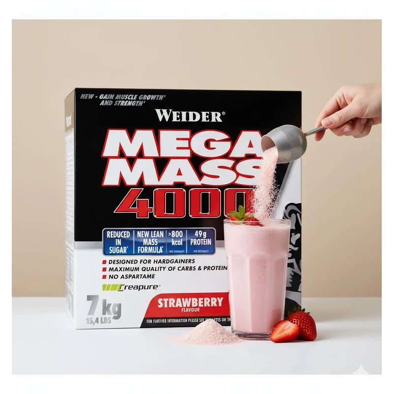 Weider Giant Mega Mass 4000 - ab 7kg verschiedene Geschmäcker