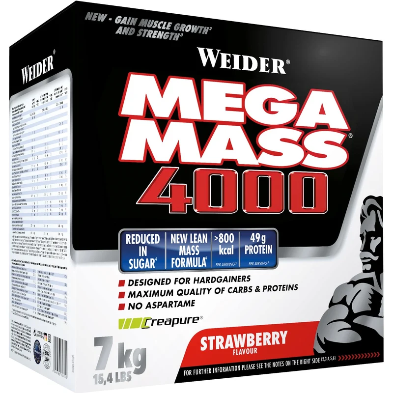 Weider Giant Mega Mass 4000 - ab 7kg verschiedene Geschmäcker