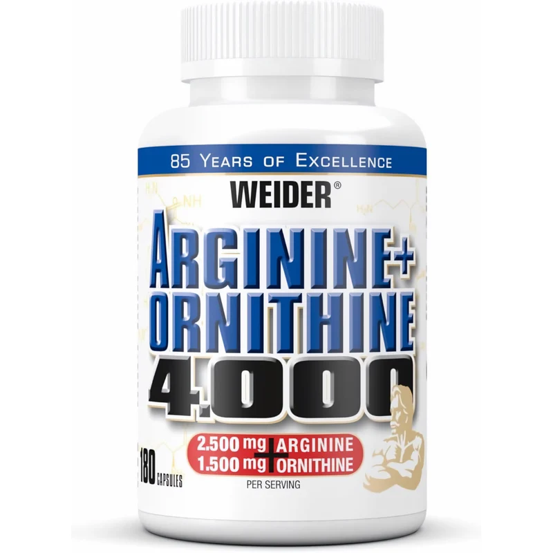 Weider Arginin + Ornithin 4000 - 180 Kapseln
