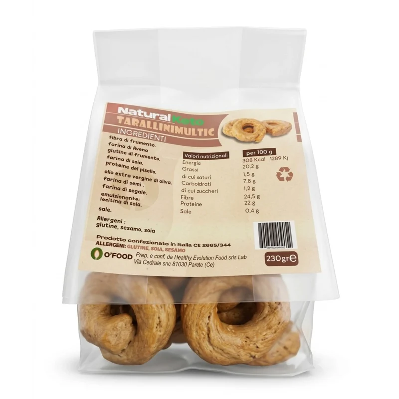 Tarallini Multicereali Keto 230g