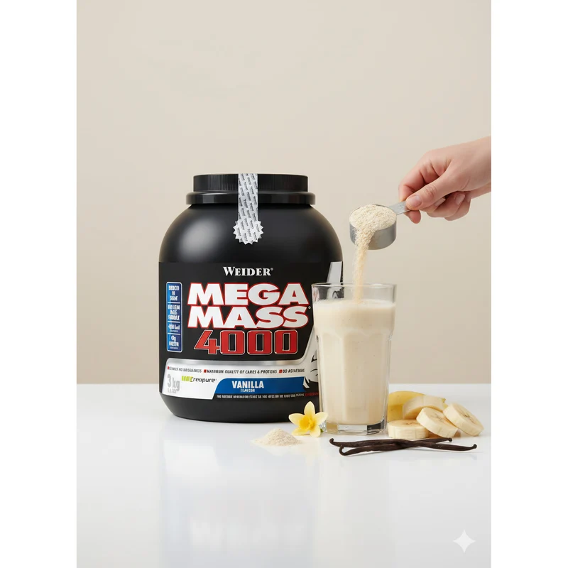 Weider Mega Mass 4000 - ab 3000g Dose verschiedene Geschmäcker
