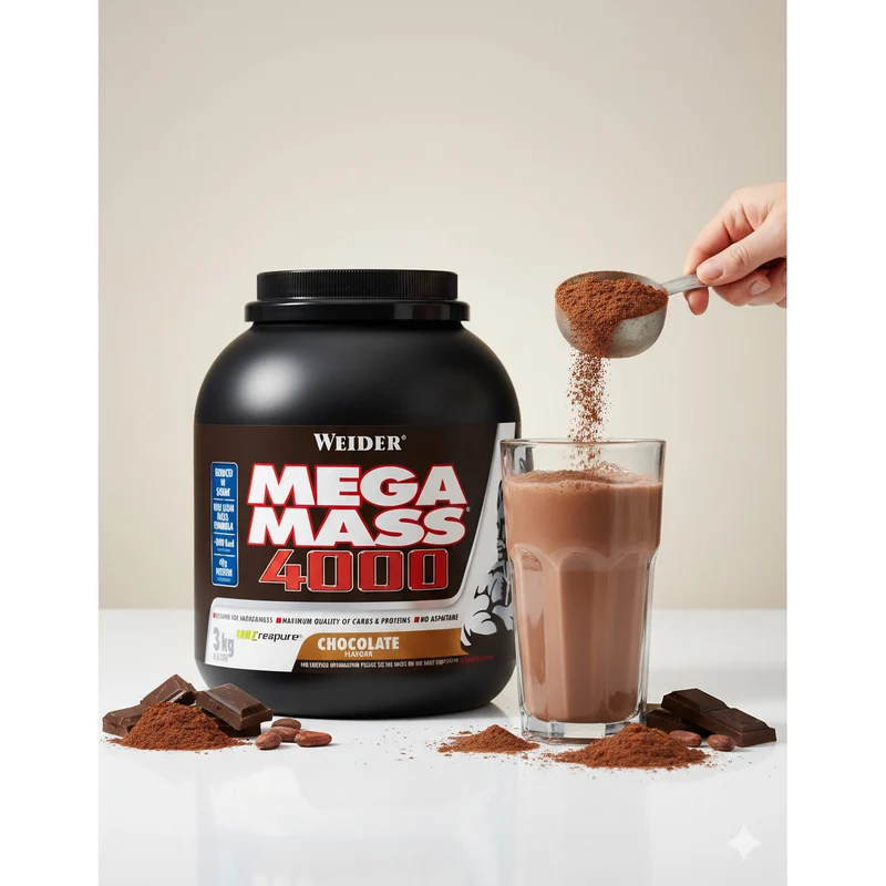 Weider Mega Mass 4000 - ab 3000g Dose verschiedene Geschmäcker