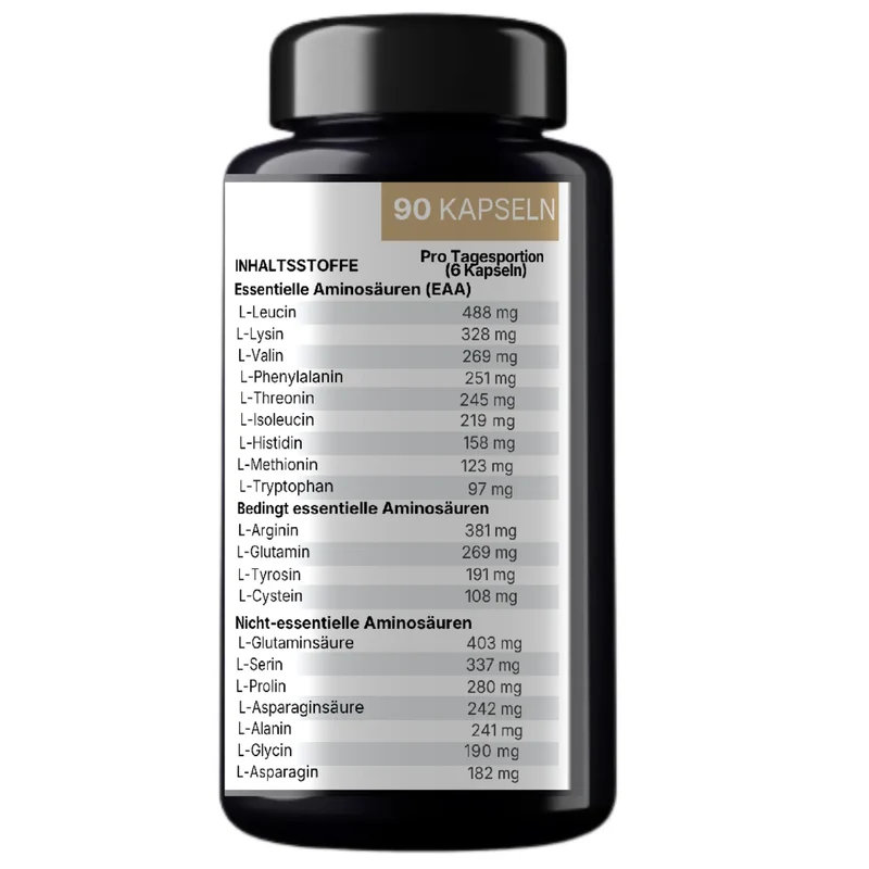 Aminomazing Pure 20 – 20 Aminosäuren 90 Kapseln