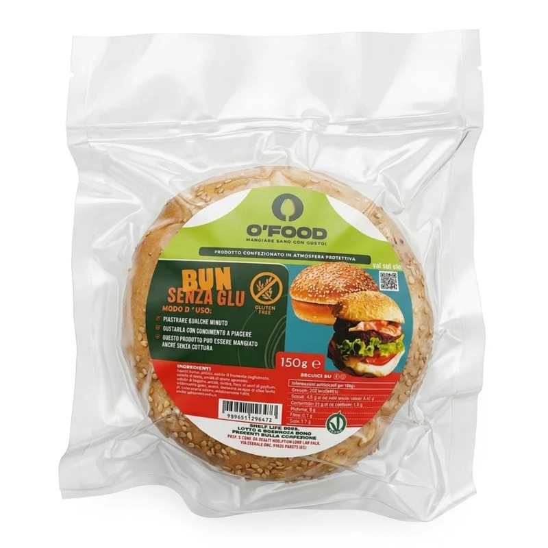 Panino Bun Senza Glutine 150g