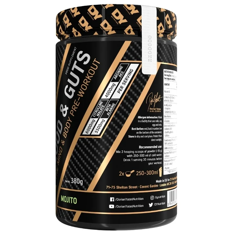 DY Nutrition Blood & Guts Pre-Workout