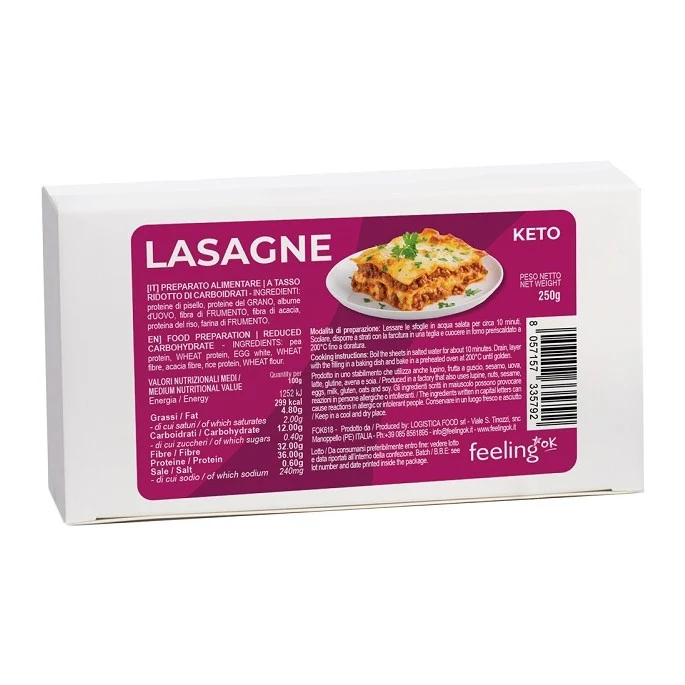 Lasagne High Protein 250g