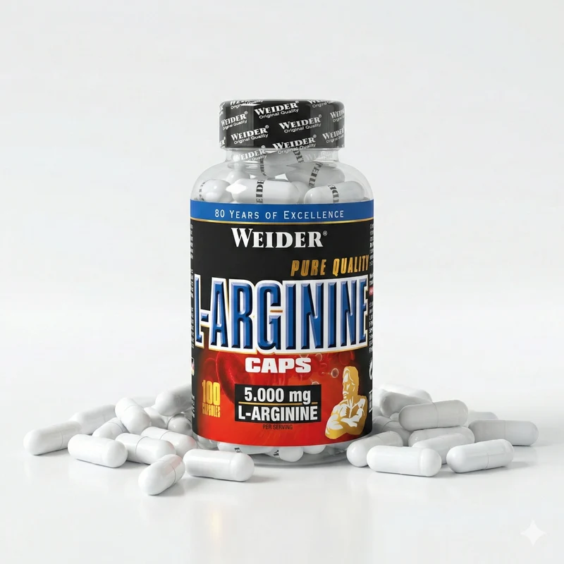 Weider L-Arginin Caps - 100 Kapseln pro Dose