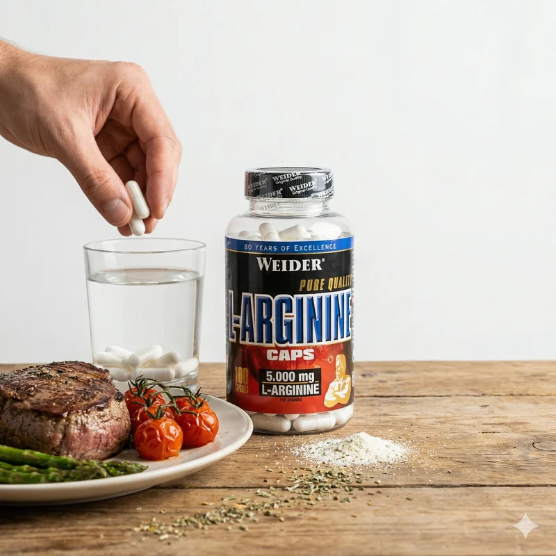 Weider L-Arginin Caps - 100 Kapseln pro Dose