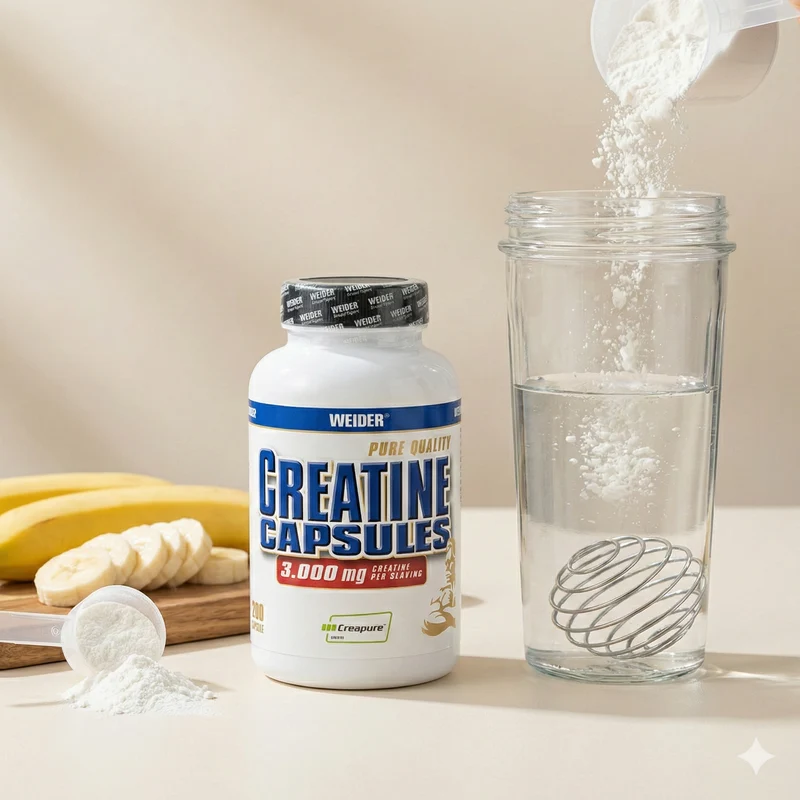 Weider Creatine Caps - 200 Kapseln pro Dose