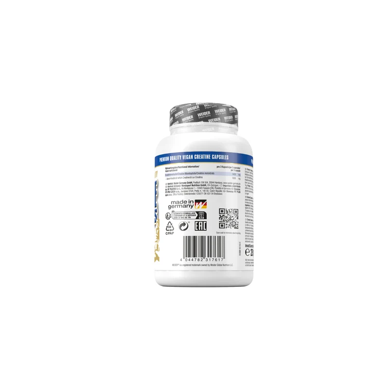 Weider Creatine Caps - 200 Kapseln pro Dose
